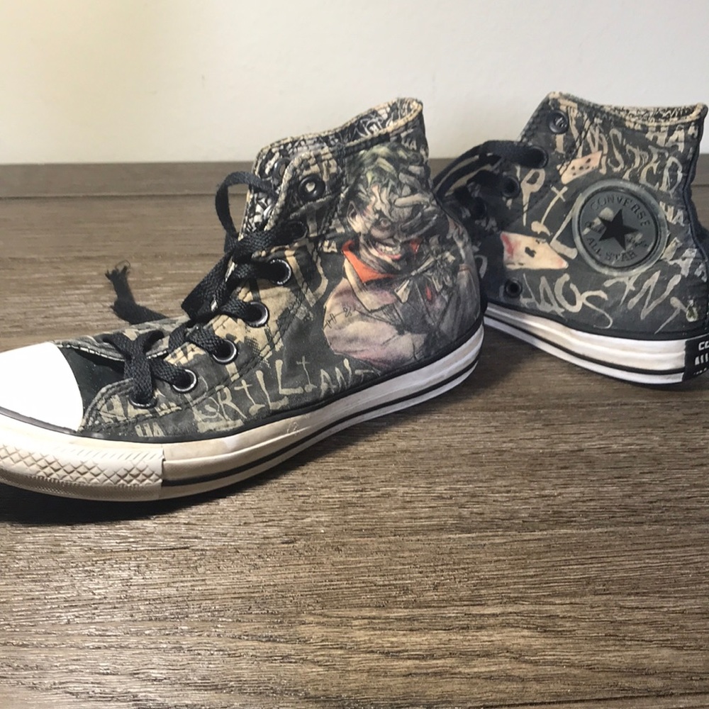 Converse All Star DC Comics Joker m sz 5 w sz 7